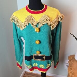 Santas Elves Ugly Christmas Sweater